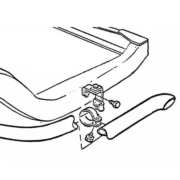 1968-72 Chevelle Dual Exhaust Tail Pipe Hangers