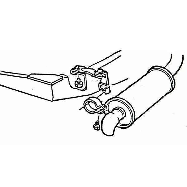 1968-69 Chevelle Dual Exhaust With Resonators Hangers