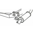 1968-69 Chevelle Dual Exhaust With Resonators Hangers