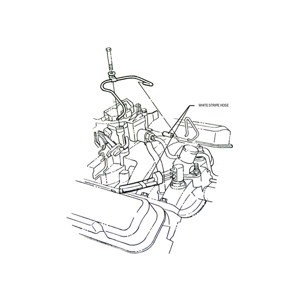 1969 & 1971 Pontiac GTO 455 HO Vacuum Hose Kit For Automatic Cars 3 Port