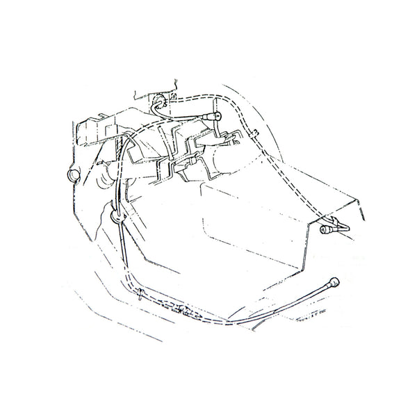 1967-69 Firebird, Camaro Speedometer Cable Firewall Plug 1pc