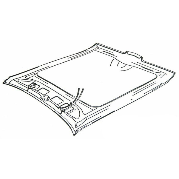 1968-72 Oldsmobile Cutlass Under Hood Washer Hose Rubber Hold Down 1pc