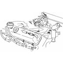 1969-72 Olds Cutlass 442 Intake PCV Rubber Elbow 1pc