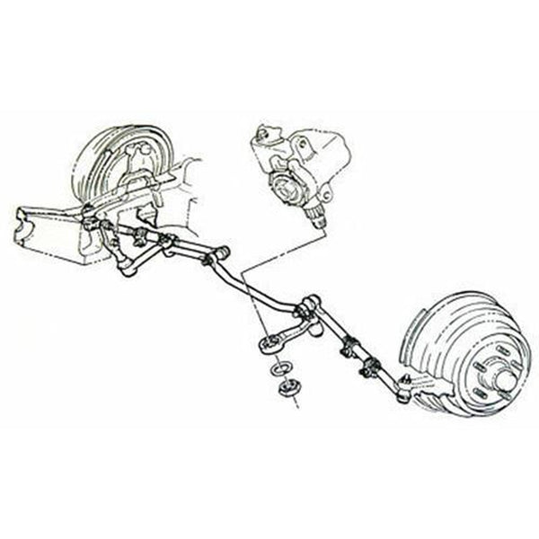 1964-77 GM A-Body, F-Body, X-Body Center and End Link Nuts 12pc