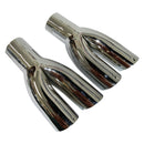1970-71 Pontiac GTO Stainless Exhaust Extensions 2 1/4" Pair