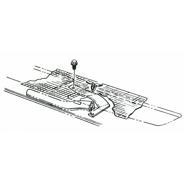 1968-69 Pontiac GTO 69 GP Wiper Motor Cowl Cover Bracket 1pc