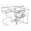 1968-69 GTO P-4007 Black Wire Inner Fender Strap 3.75" 4pc