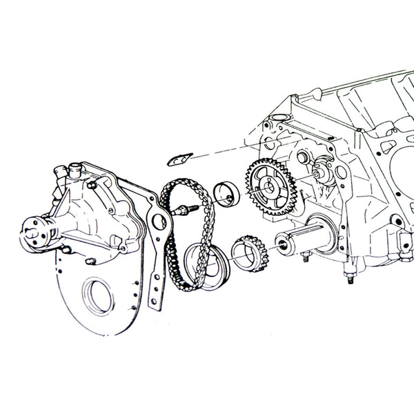 1964-74 Oldsmobile Engine Oil Slinger 1pc All V8 Engines 1pc, Also 1979 Trans Am Olds 403 Engine