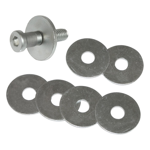 1964-72 GM Door Striker Washer Shim Kit (2 Thick 4 Thin) 6pc