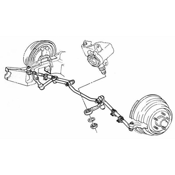 1964-72 GM Tie Rod End Boots 4pc Kit