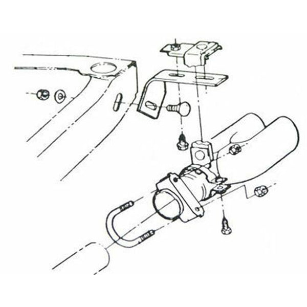 1970-71 Pontiac GTO Rear Tail Pipe Hanger Kit