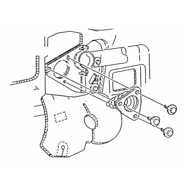 1968-72 GM A-Body Steering Column To Firewall Plate Manual Trans.