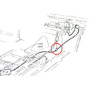 1968-72 Pontiac GTO Fuel Tank Sending Unit Wire Hold Down Clip 1 Pc.