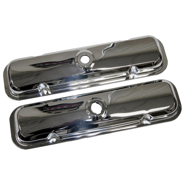 1967-77 Pontiac GTO, Firebird factory chrome valve covers 2pc.