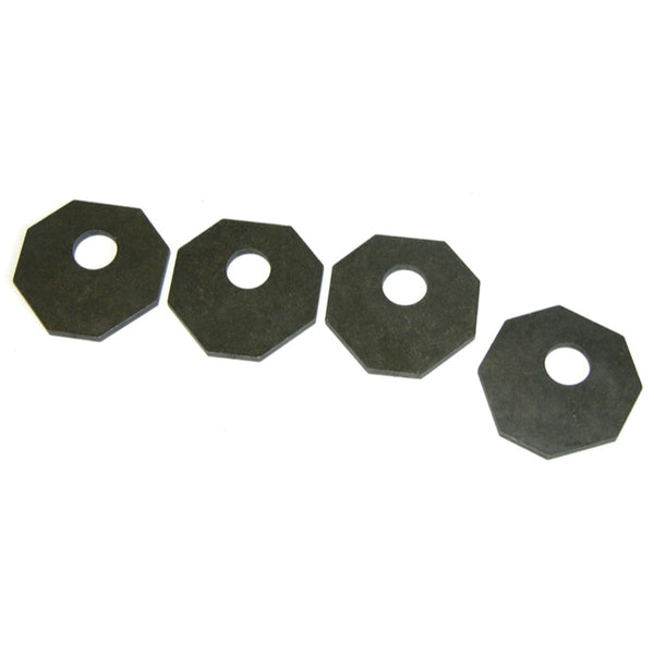 1964-67 GM A-Body Bumper Bracket to Frame Octagon Washers 4pc