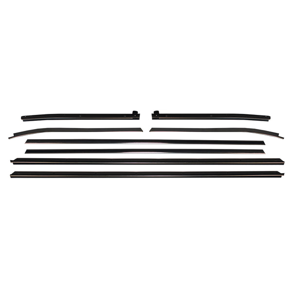 1969-72 Pontiac GTO Convertible Window Fuzzies Outer Only, 4pc Kit