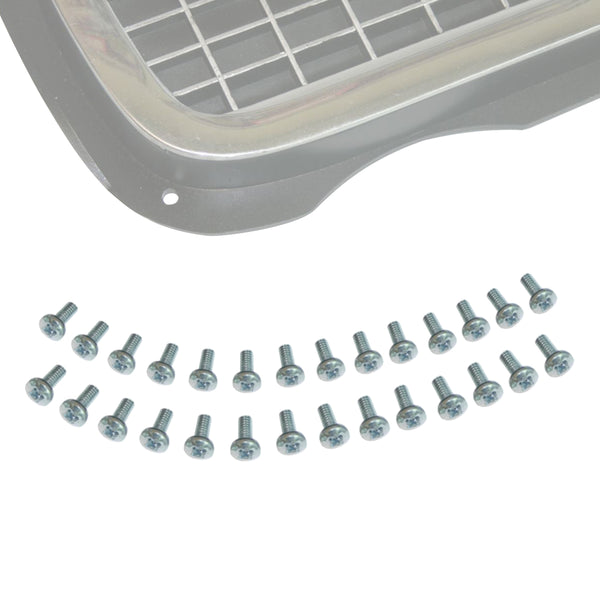1968-69 GTO Grill Chrome Mounting Screws 28pc