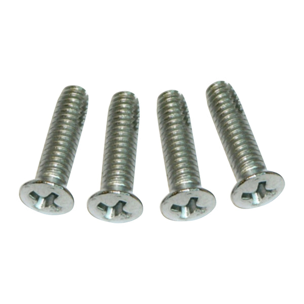 1969 Pontiac GTO Parking Lamp Chrome Bezel Screws, 4pc