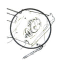 1971-1972 Oldsmobile Cutlass 442 Front Parking Light Lens Screws, 6pc.