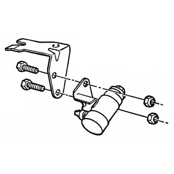 1968-70 Pontiac GTO Fast Idle Stop Solenoid Bracket 1pc