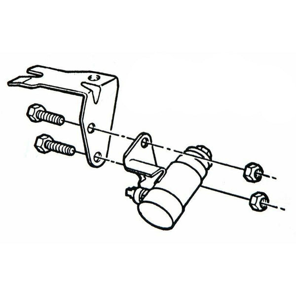 1971-72 Pontiac GTO Fast Idle Solenoid Bracket 1pc