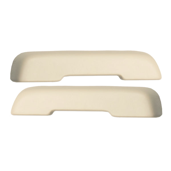 1968-72 GM A-Body  Front Arm Rest Pads- White, Pair