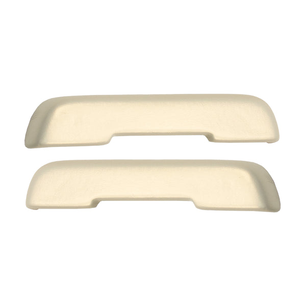 1968-72 GM A-Body  Front Arm Rest Pads- Parchment, Pair