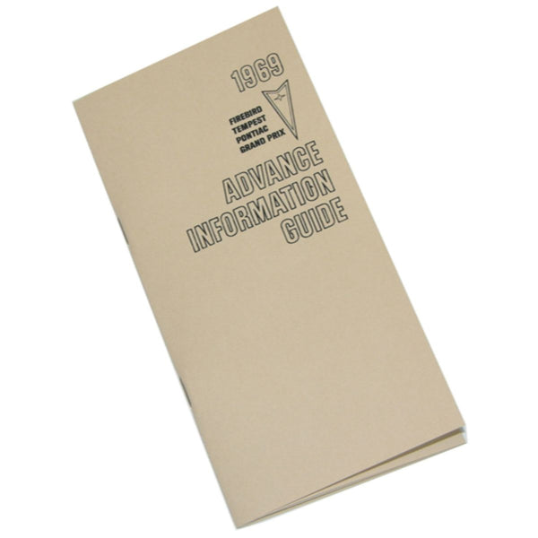 1969 Pontiac (All Models) Advantage Information Guide 1pc