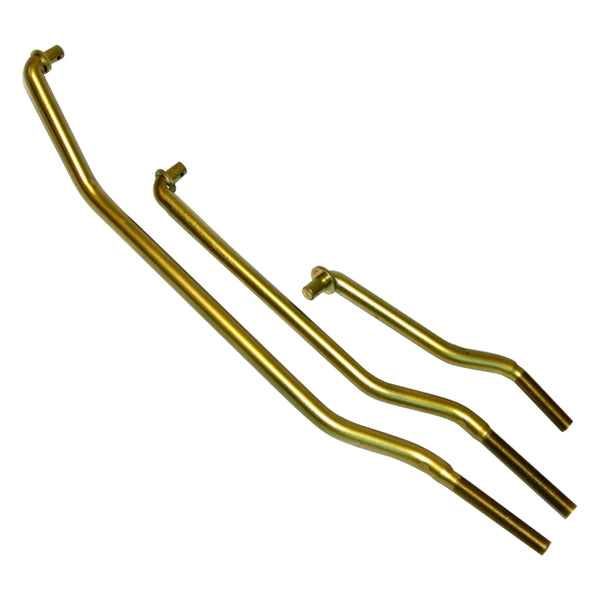 1964-72 Cutlass, GTO, Firebird, GS Shifter Rods 4 Speed Kit Larger Diameter 1970-72 Syle Rods3pc