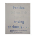 1972-73 Pontiac New Vehicle Window Price Sticker