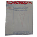 1974-76 Pontiac New Vehicle Window Price Sticker