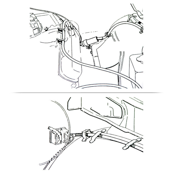 1971-72 Oldsmobile Cutlass Engine Compartment Plastic Clip 1pc