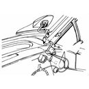 1967-72 Pontiac, GTO, Firebird Hood Tach Wire Harness Clip.