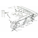 1970-77 Pontiac (All Models) Front Harness Wiring Clips 10pc