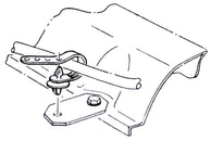 1968-72 Oldsmobile Adjusting Black Plastic Clip 1pc