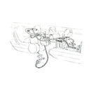 1968-72 GM A-Body Under Dash Wiring Clip, 1pc