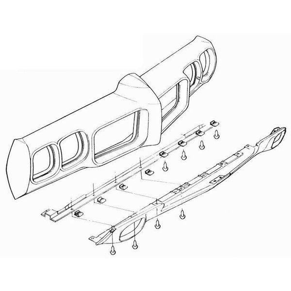1970 Pontiac GTO Front Valance Mounting Hardware 16pc
