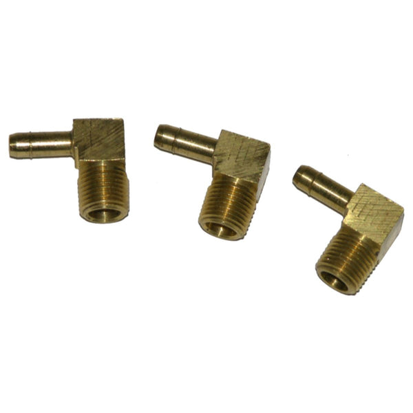 1964-70 Oldsmobile Brass Intake Vacuum Elbow 3pc
