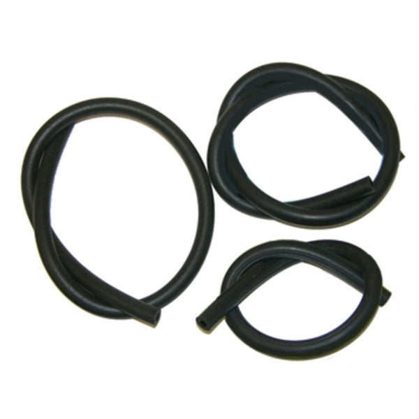 1970 Oldsmobile Engine Vacuum Hose Kit 455/350 MT NO A/C, Black Hose