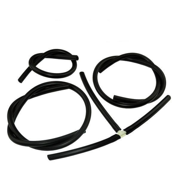 1971-72 Oldsmobile Engine Vacuum Hose Kit 455/350 Auto Trans, Black Hose