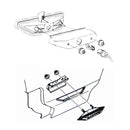 1970-72 Oldsmobile Side Marker Light Speed Nuts 8pc