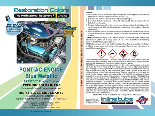 1969-76 Oldsmobile 1975-76 Pontiac V8 Engine Paint, 1pc
