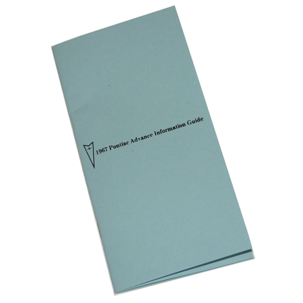 1967 Pontiac Advanced Information Guide 1pc
