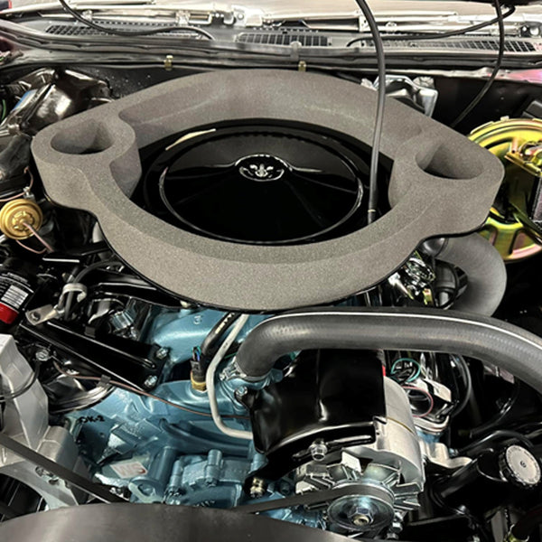 1969-70 Pontiac GTO Ram Air III & IV Carb Pan to Hood Seal Tear Drop Holes 1pc