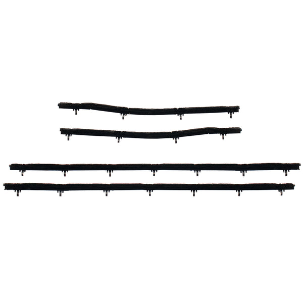 1966-67 Oldsmobile Cutlass Post Outside Only Window Fuzzies 4pc