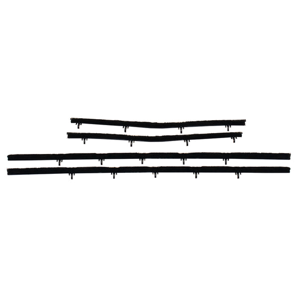 1966-67 Oldsmobile Cutlass Hardtop Sedan Outside Only Window Fuzzies 4pc
