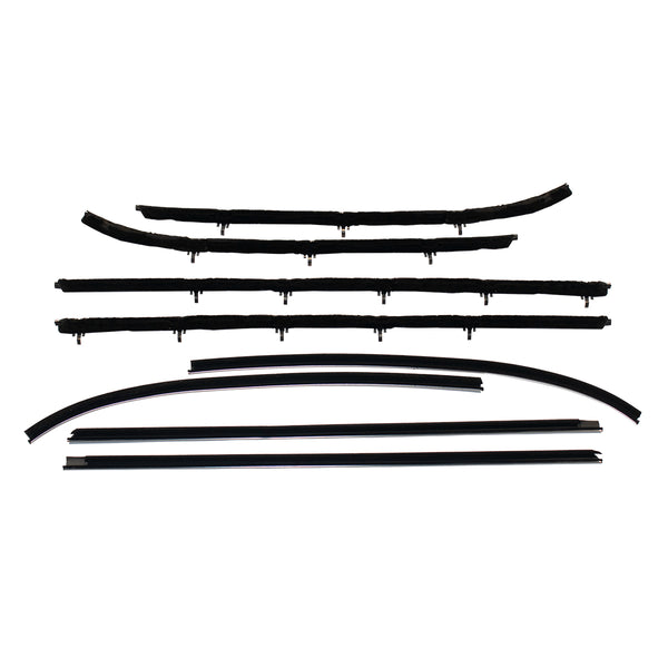 1968 Oldsmobile Cutlass Post Coupe In & Outside Window Fuzzies 8pc