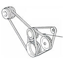 1968-70 Oldsmobile  400/455 with A/C Power Steering Belt  - 46" 1pc