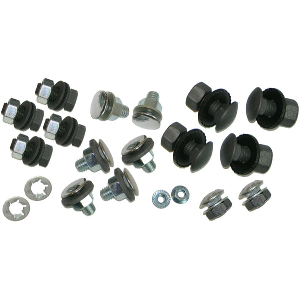 1971-72 Oldsmobile Cutlass Complete Front Bumper Hardware 58pc