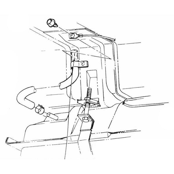 1968 Oldsmobile Cutlass Fuel Tank Vent Tube Kit